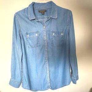 Light Blue denim chambray shirt